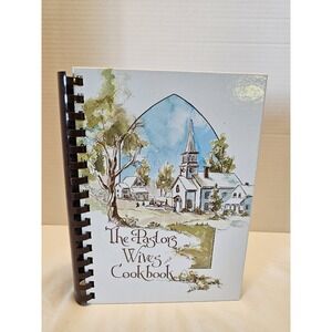 Vintage The Pastors Wives Hardcover Spiral 1978 Cookbook